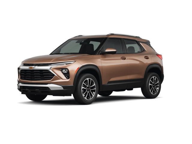 2024 Chevrolet Trailblazer LT, front three-quarter view, paint 1 of 8