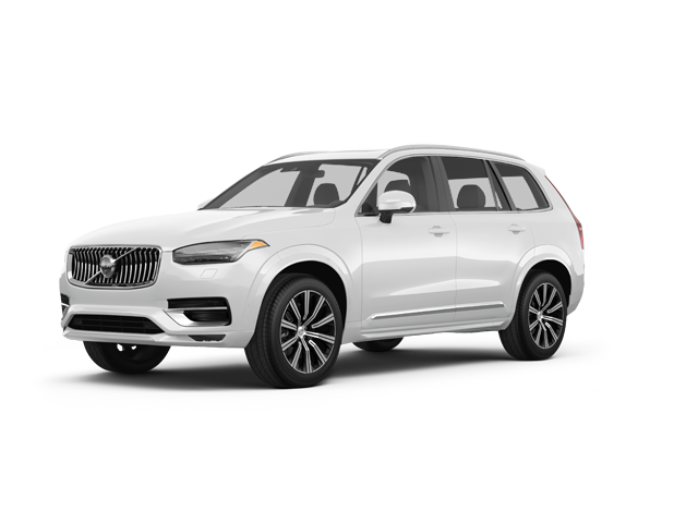 2025 Volvo XC90 B5 Core, front three-quarter view, paint 1 of 8