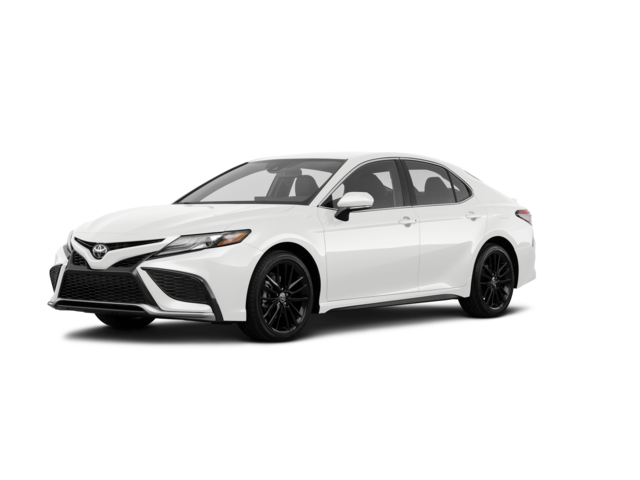 2022 Toyota Camry XSE, front three-quarter view, paint 1 of 8