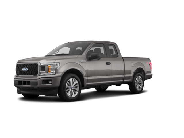 2018 Ford F-150 XL, front three-quarter view, paint 1 of 8