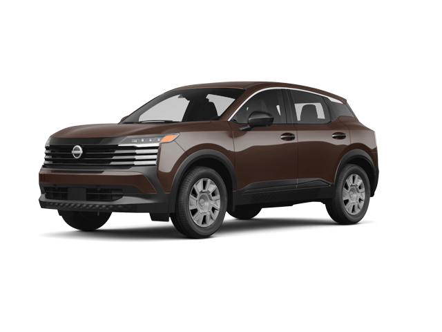 2025 Nissan Kicks S, front three-quarter view, paint 1 of 5