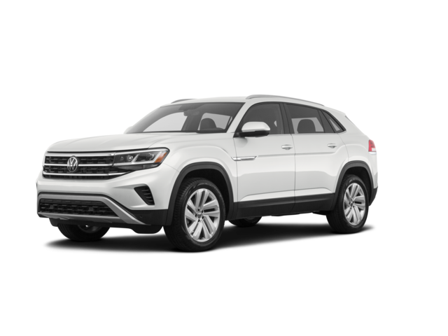 2020 Volkswagen Atlas Cross Sport SE, front three-quarter view, paint 1 of 8