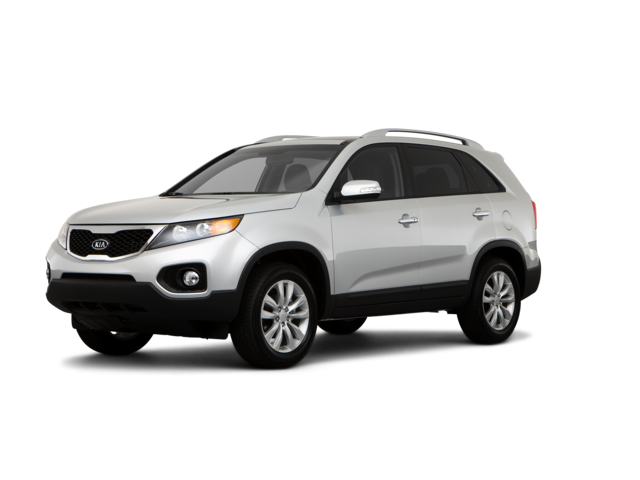 2011 Kia Sorento SX, front three-quarter view, paint 1 of 8