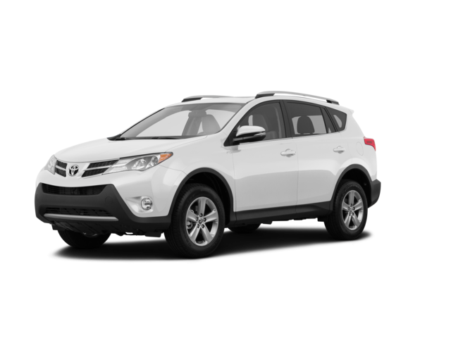 2015 Toyota RAV4 XLE, front three-quarter view, paint 1 of 8