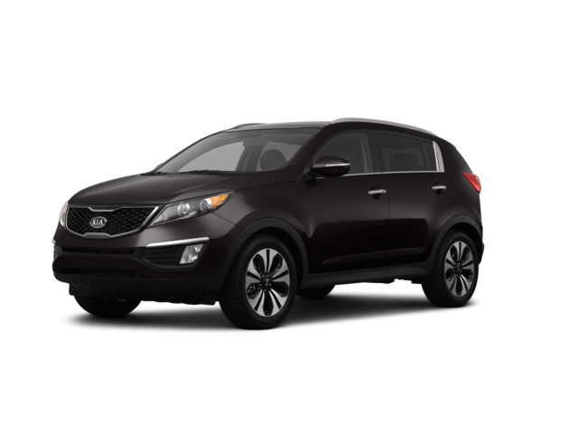 2012 Kia Sportage SX, front three-quarter view, paint 1 of 7