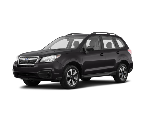 2018 Subaru Forester 2.5i, front three-quarter view, paint 1 of 8