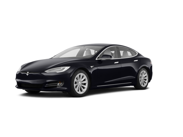 2018 Tesla Model S 100D, front three-quarter view, paint 1 of 7
