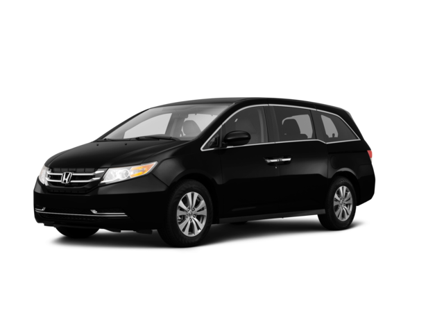 2015 Honda Odyssey EX, front three-quarter view, paint 1 of 8