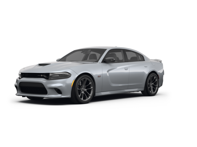 2023 Dodge Charger Scat Pack, front three-quarter view, paint 1 of 8