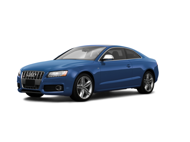 2009 Audi S5 quattro, front three-quarter view, paint 1 of 8