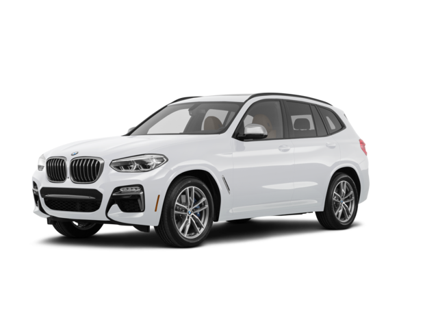 2018 BMW X3 M40i, front three-quarter view, paint 1 of 8