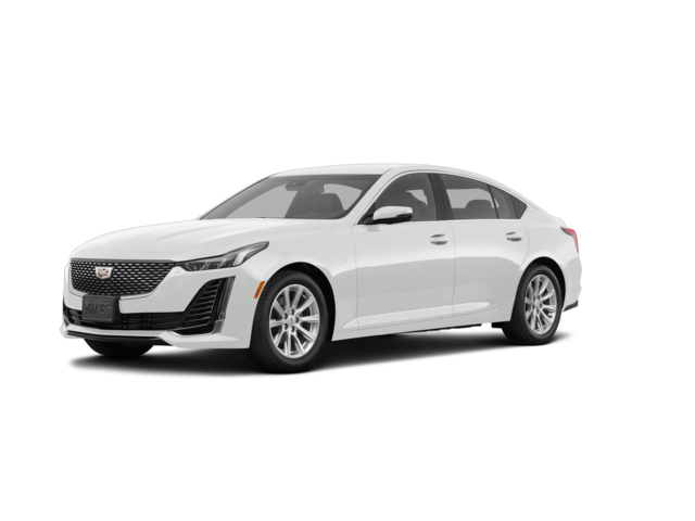 2023 Cadillac CT5 Luxury, front three-quarter view, paint 1 of 8