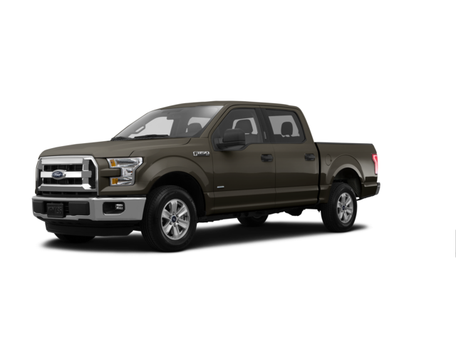2015 Ford F-150 XLT, front three-quarter view, paint 1 of 8