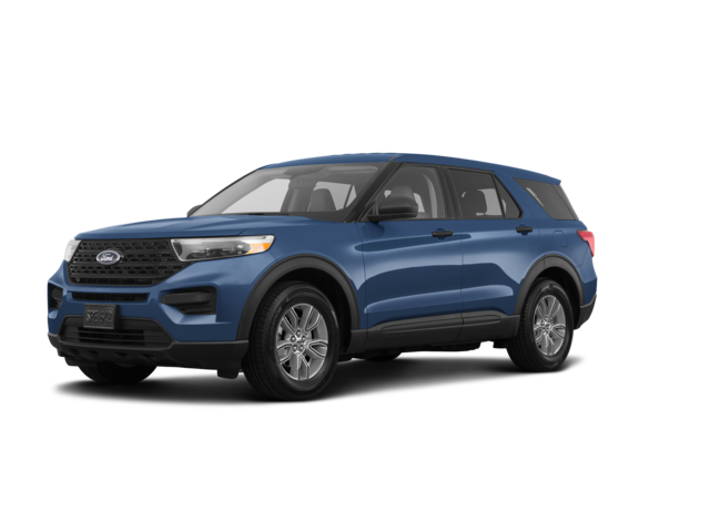 2020 Ford Explorer Base, front three-quarter view, paint 1 of 4