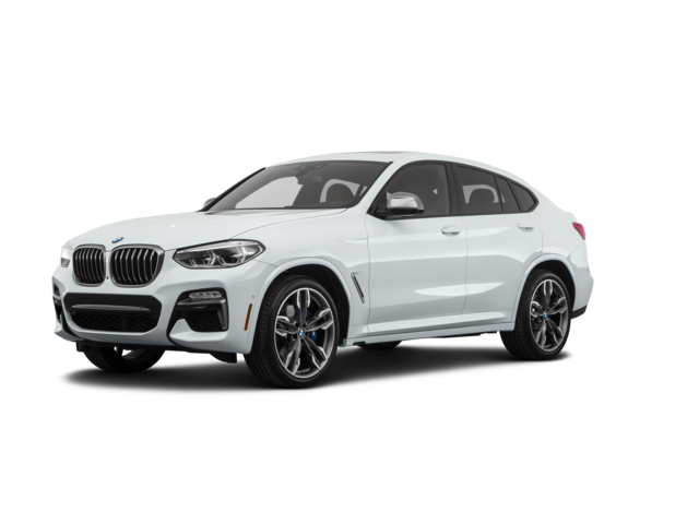 2019 BMW X4 M40i, front three-quarter view, paint 1 of 8