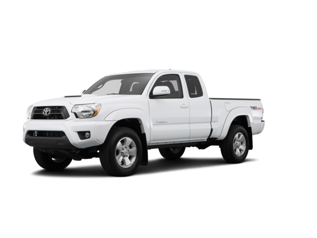 2015 Toyota Tacoma PreRunner, front three-quarter view, paint 1 of 8