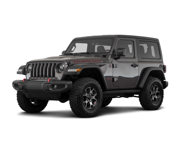 2018 Jeep Wrangler Rubicon, front three-quarter view, paint 1 of 8